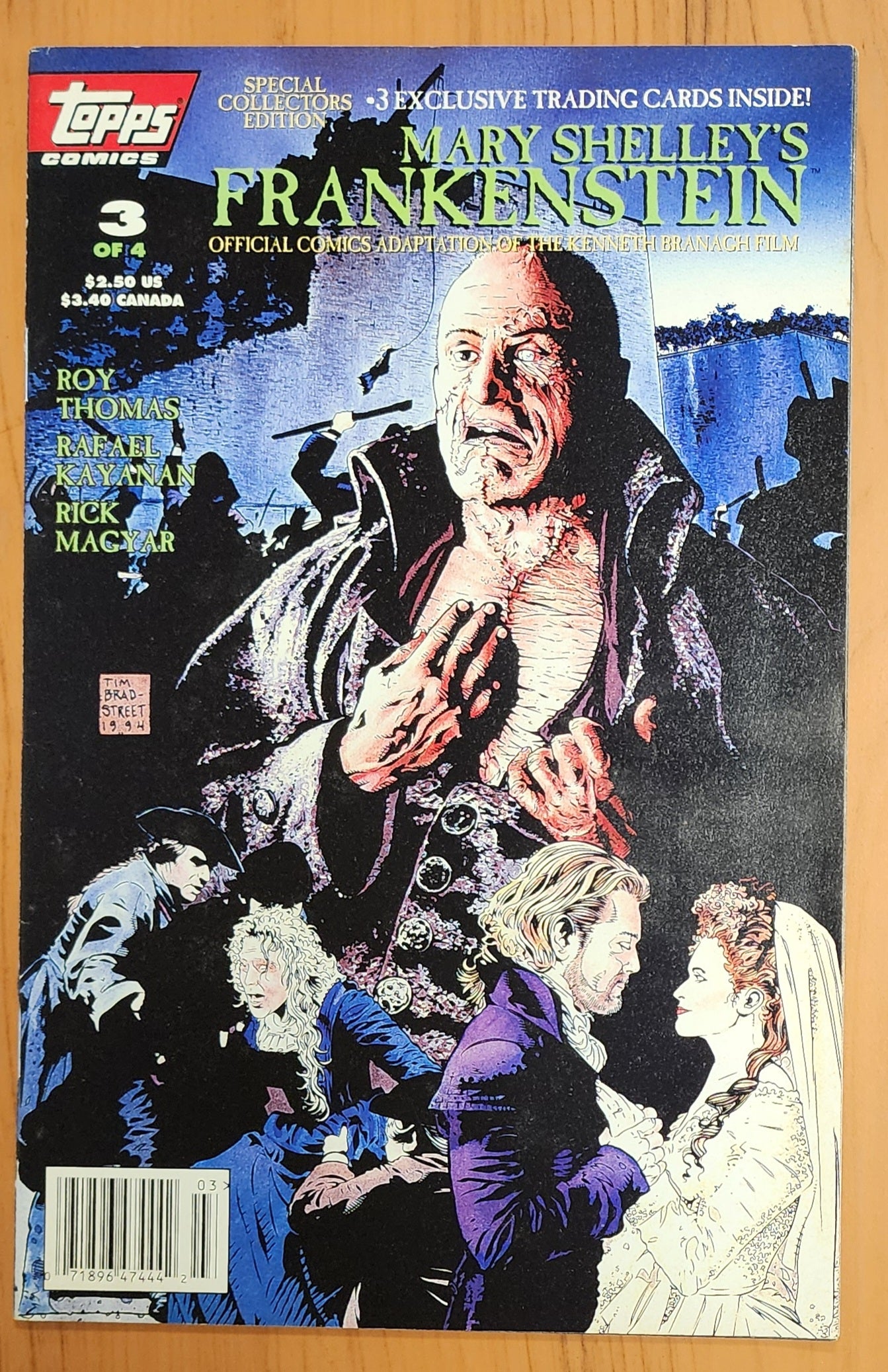 MARY SHELLEYS FRANKENSTEIN #3 1994 TOPPS