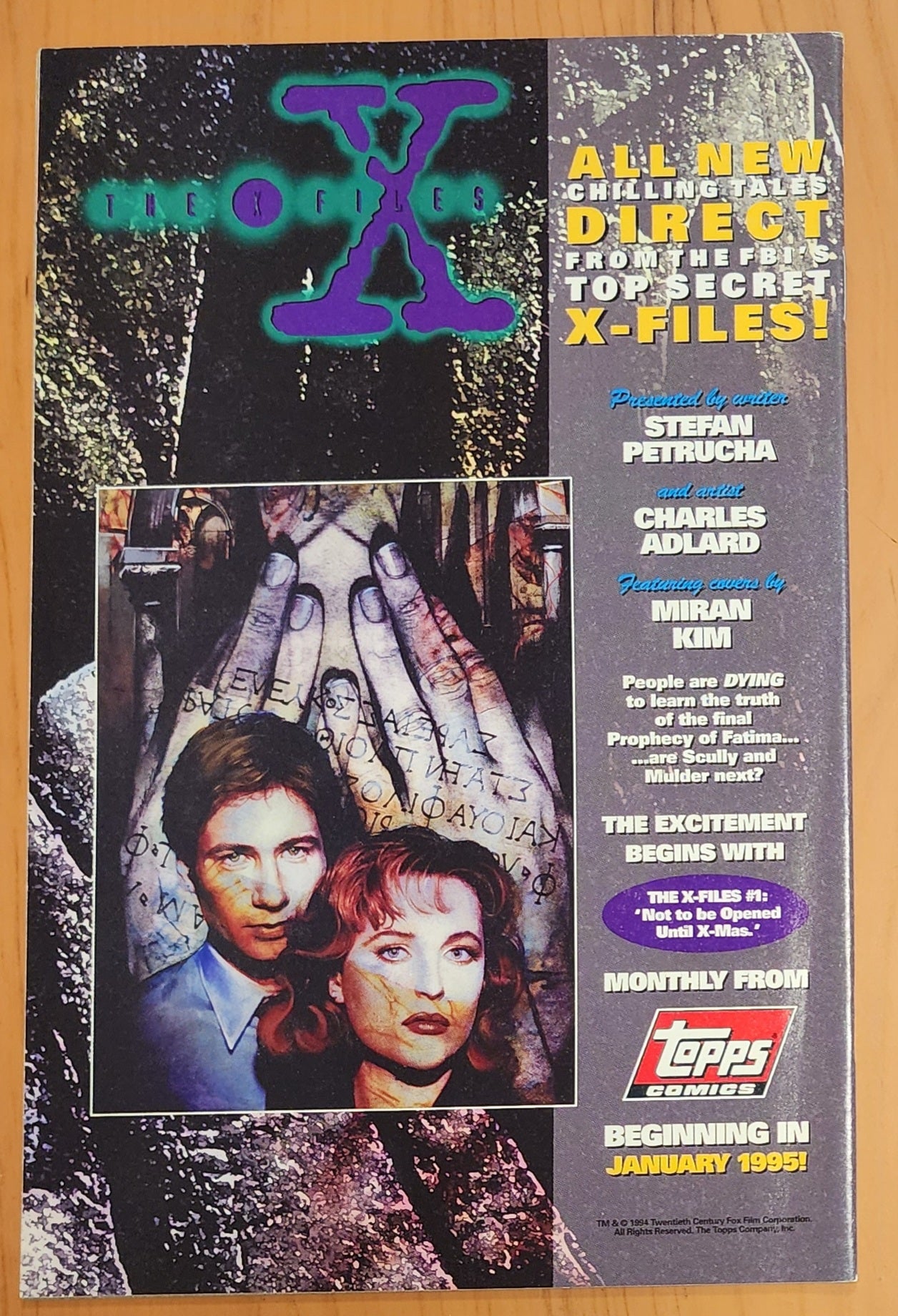 MARY SHELLEYS FRANKENSTEIN #4 1994 TOPPS