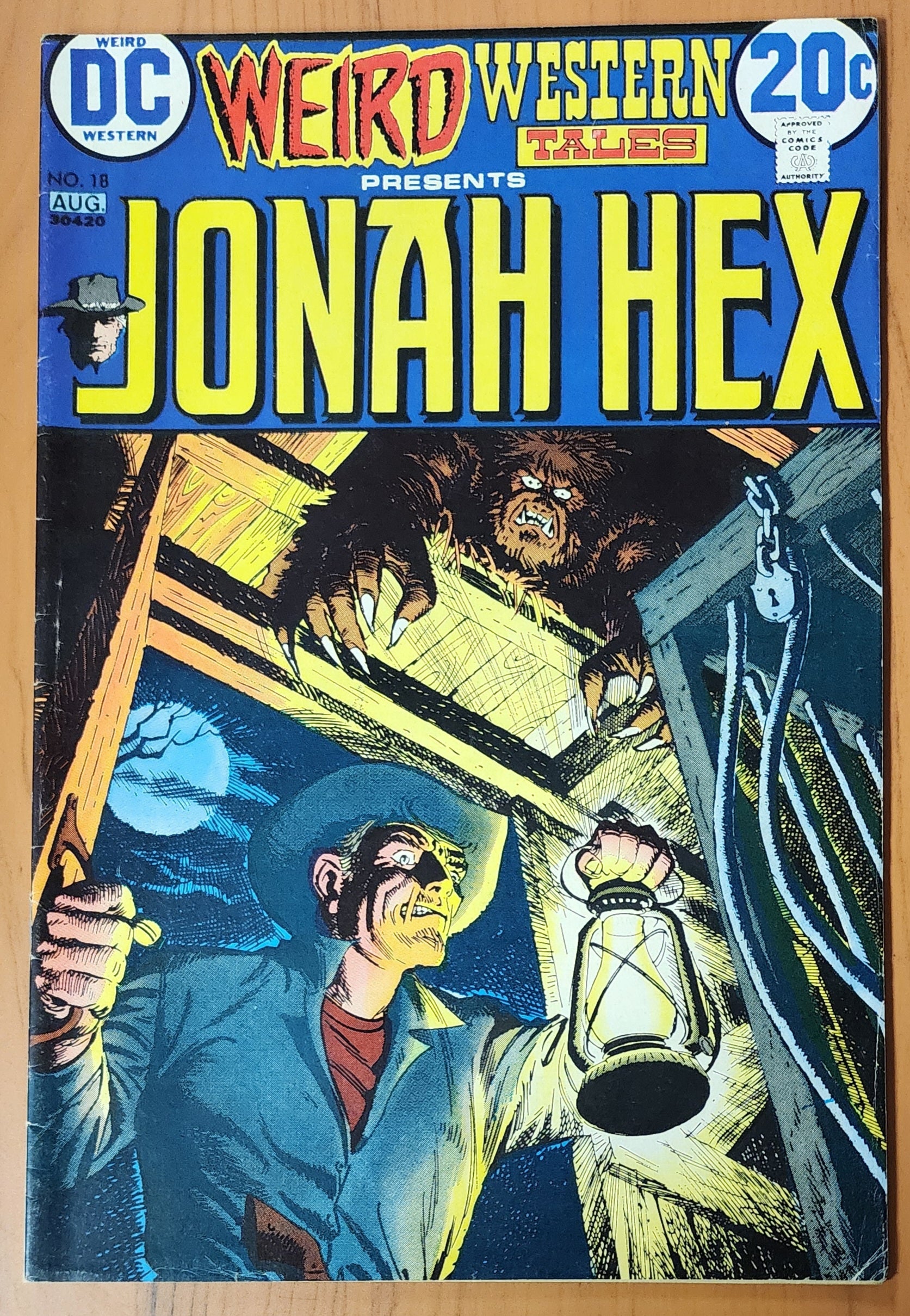 WEIRD WESTERN TALES #18 JONAH HEX 1973 House of Mystery DC Comics