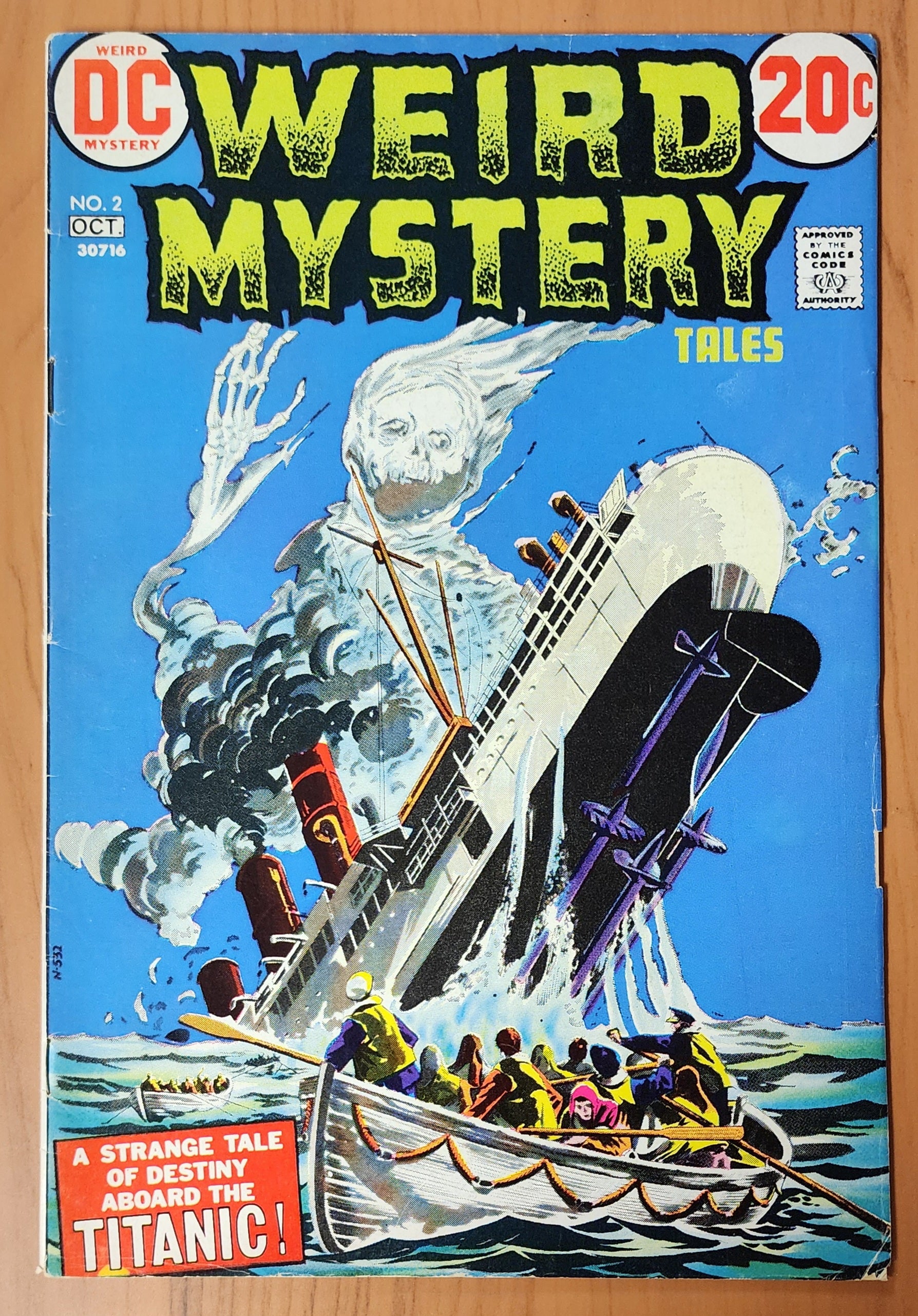 WEIRD MYSTERY TALES #2 1972 House of Mystery DC Comics