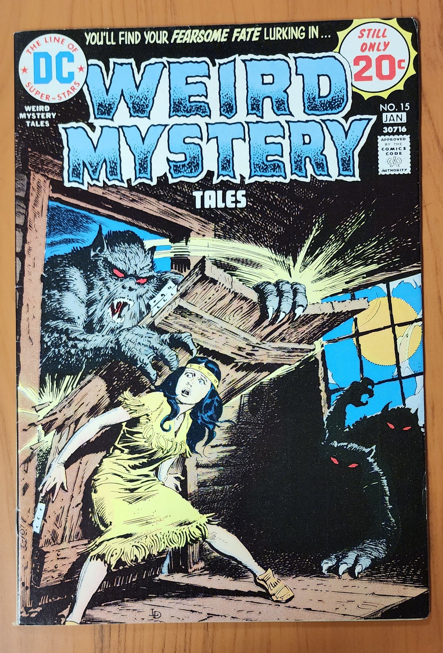 WEIRD MYSTERY TALES #15 1974 House of Mystery DC Comics