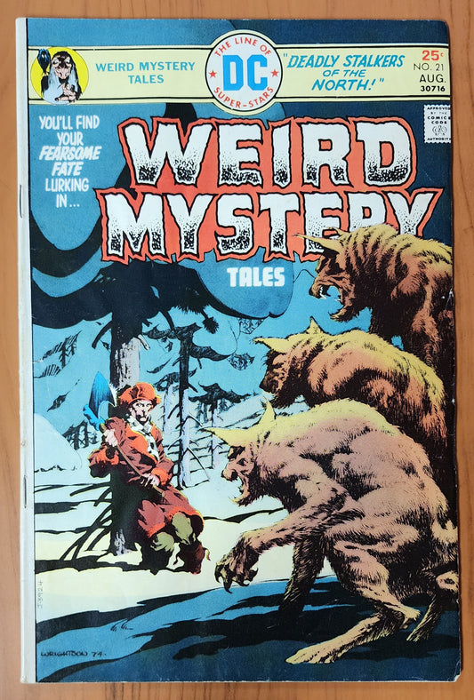 WEIRD MYSTERY TALES #21 1975 House of Mystery DC Comics