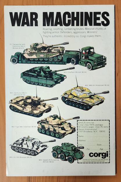 WEIRD WAR TALES #35 1975 House of Mystery DC Comics