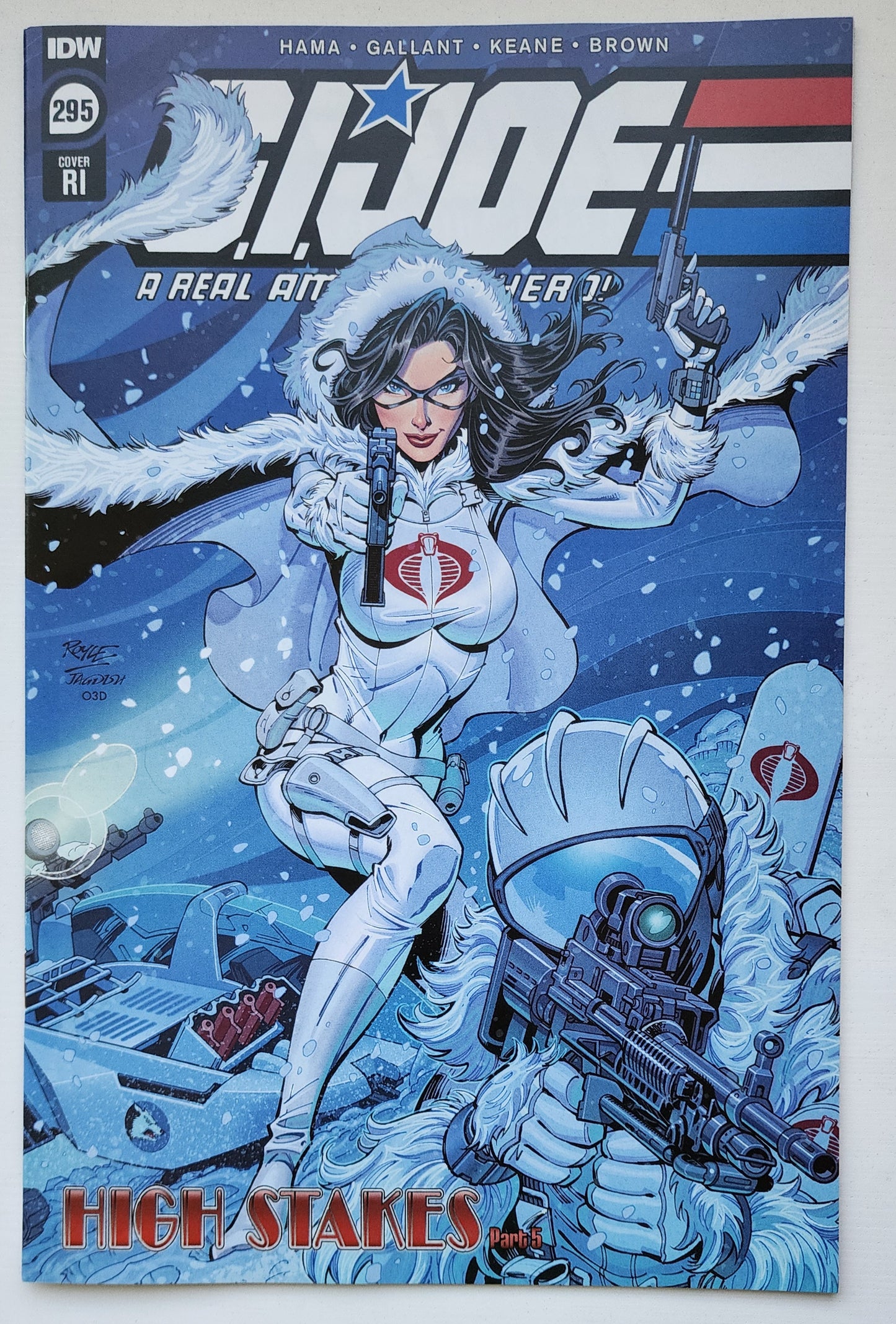 GI JOE A REAL AMERICAN HERO #295 CVR C 1:10 ROYLE VARIANT 2022 GI Joe IDW COMICS
