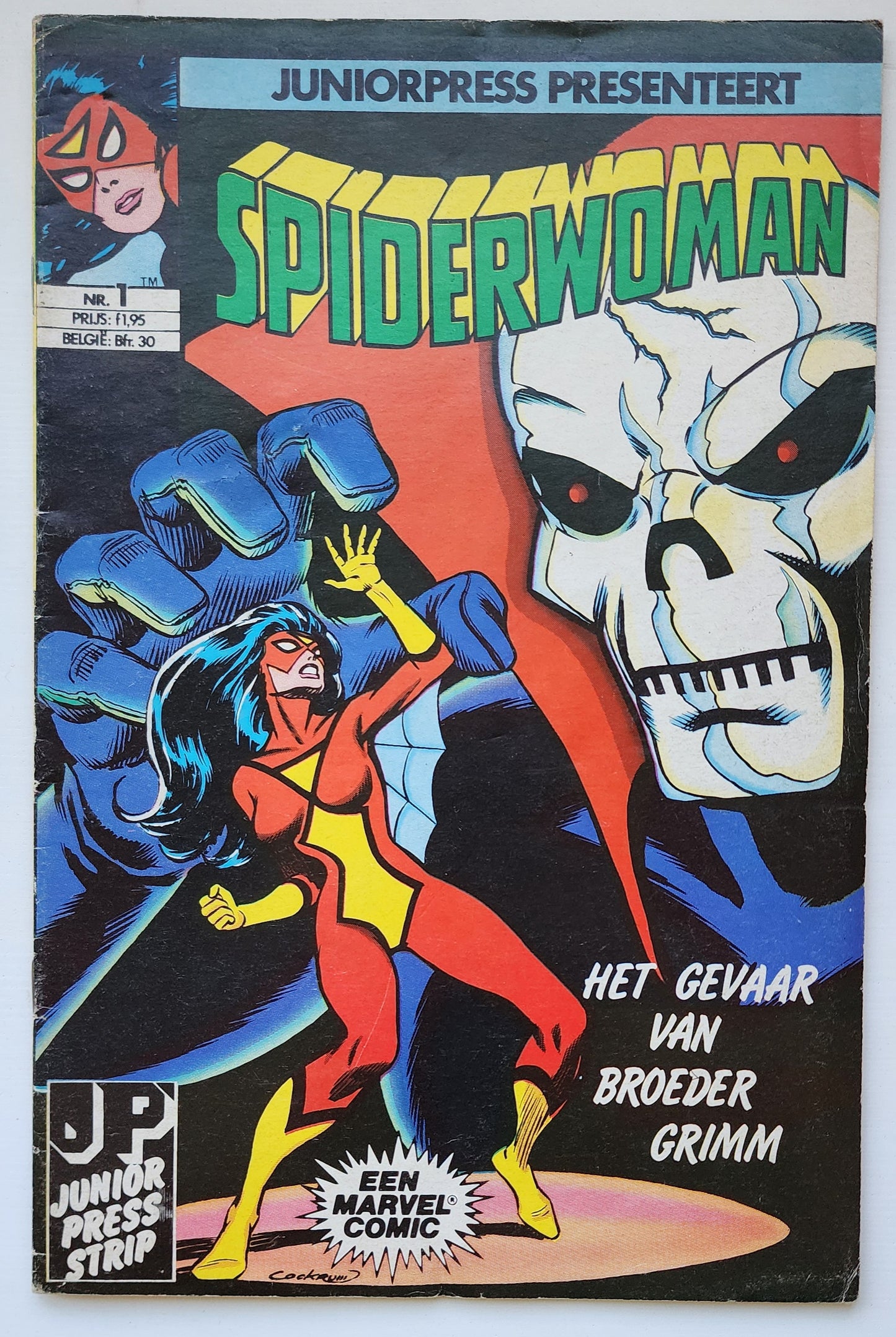 SPIDERWOMAN #1 1982 DUTCH LANGUAGE EDITION Spider-Woman JUNIORPRESS