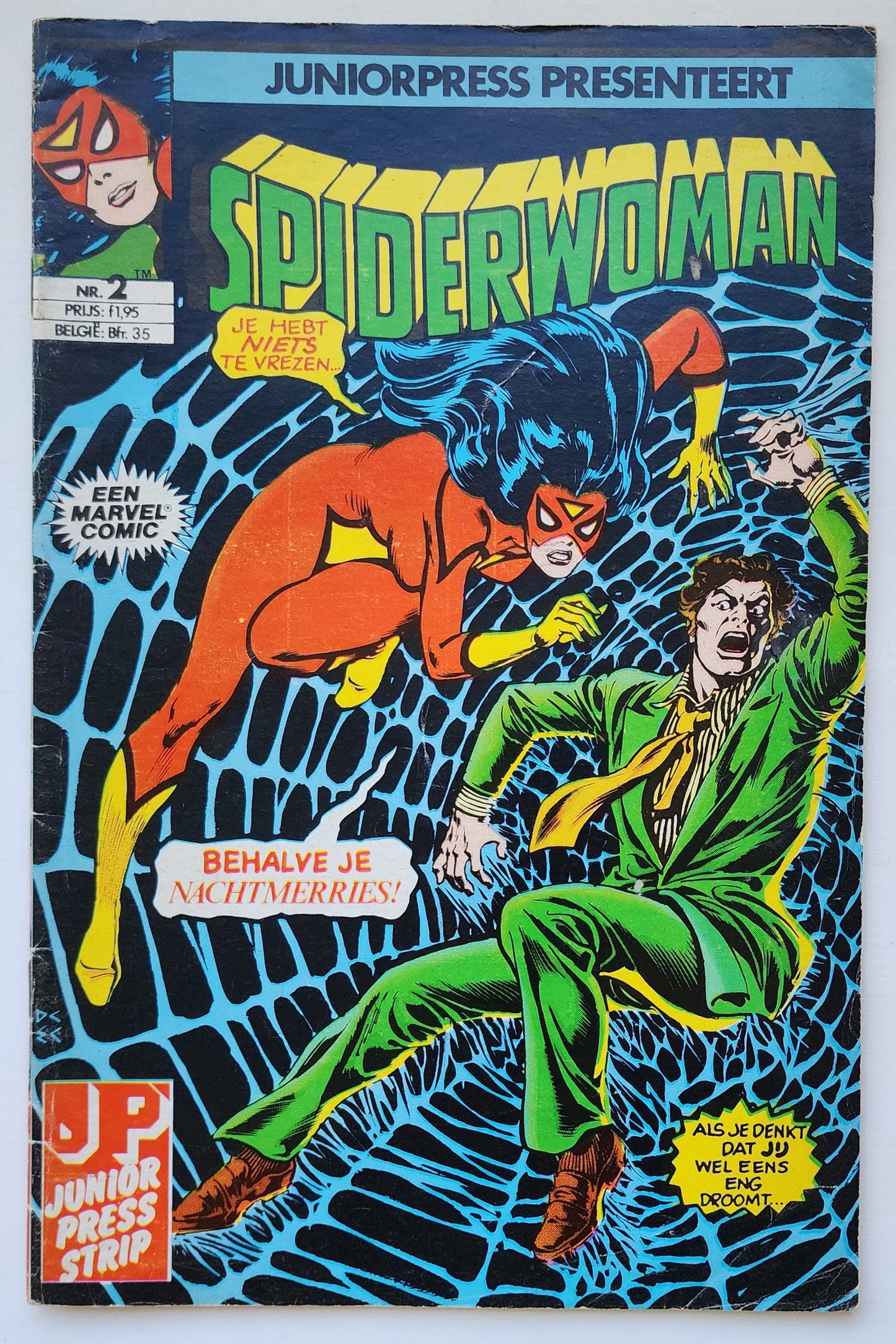 SPIDERWOMAN #2 1982 DUTCH LANGUAGE EDITION Spider-Woman JUNIORPRESS