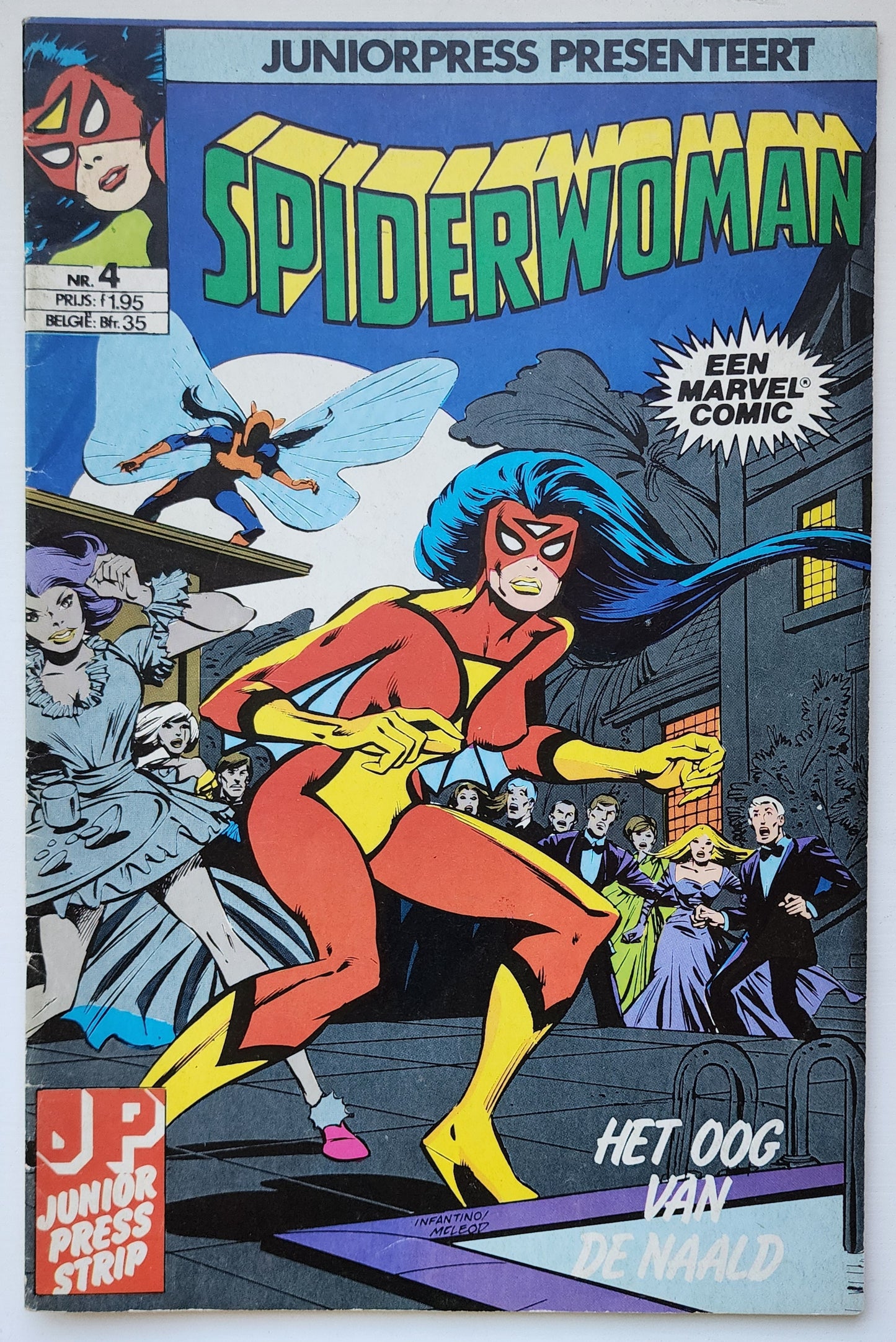 SPIDERWOMAN #4 1982 DUTCH LANGUAGE EDITION Spider-Woman JUNIORPRESS