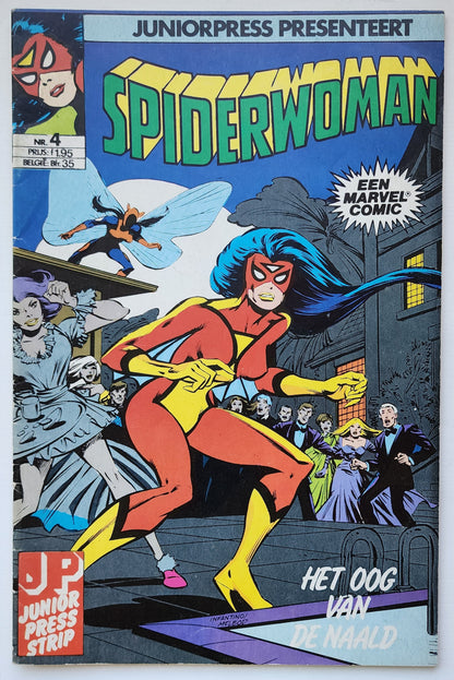 SPIDERWOMAN #4 1982 DUTCH LANGUAGE EDITION Spider-Woman JUNIORPRESS