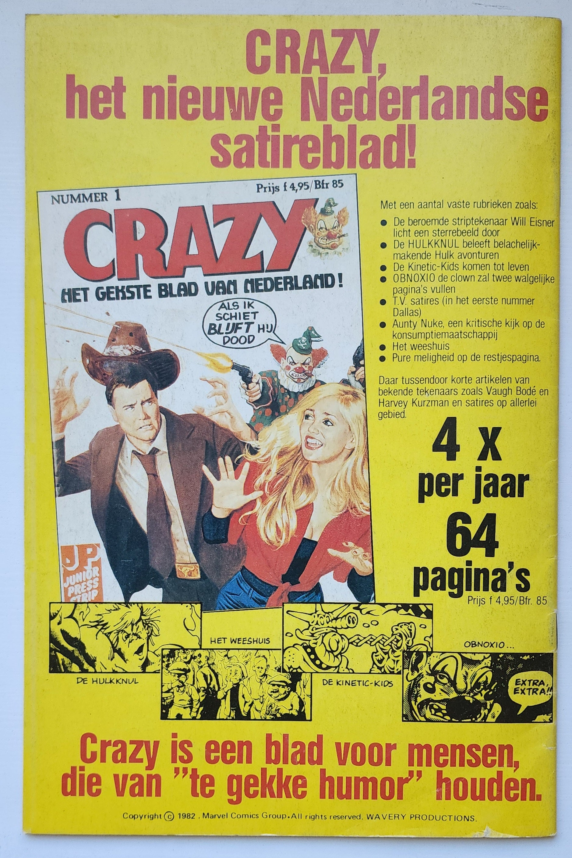 SPIDERWOMAN #4 1982 DUTCH LANGUAGE EDITION Spider-Woman JUNIORPRESS