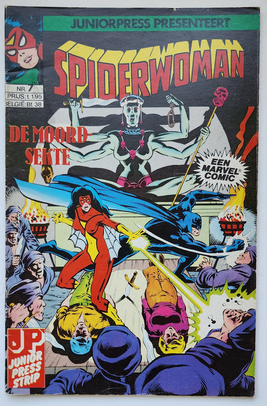 SPIDERWOMAN #7 1982 DUTCH LANGUAGE EDITION Spider-Woman JUNIORPRESS