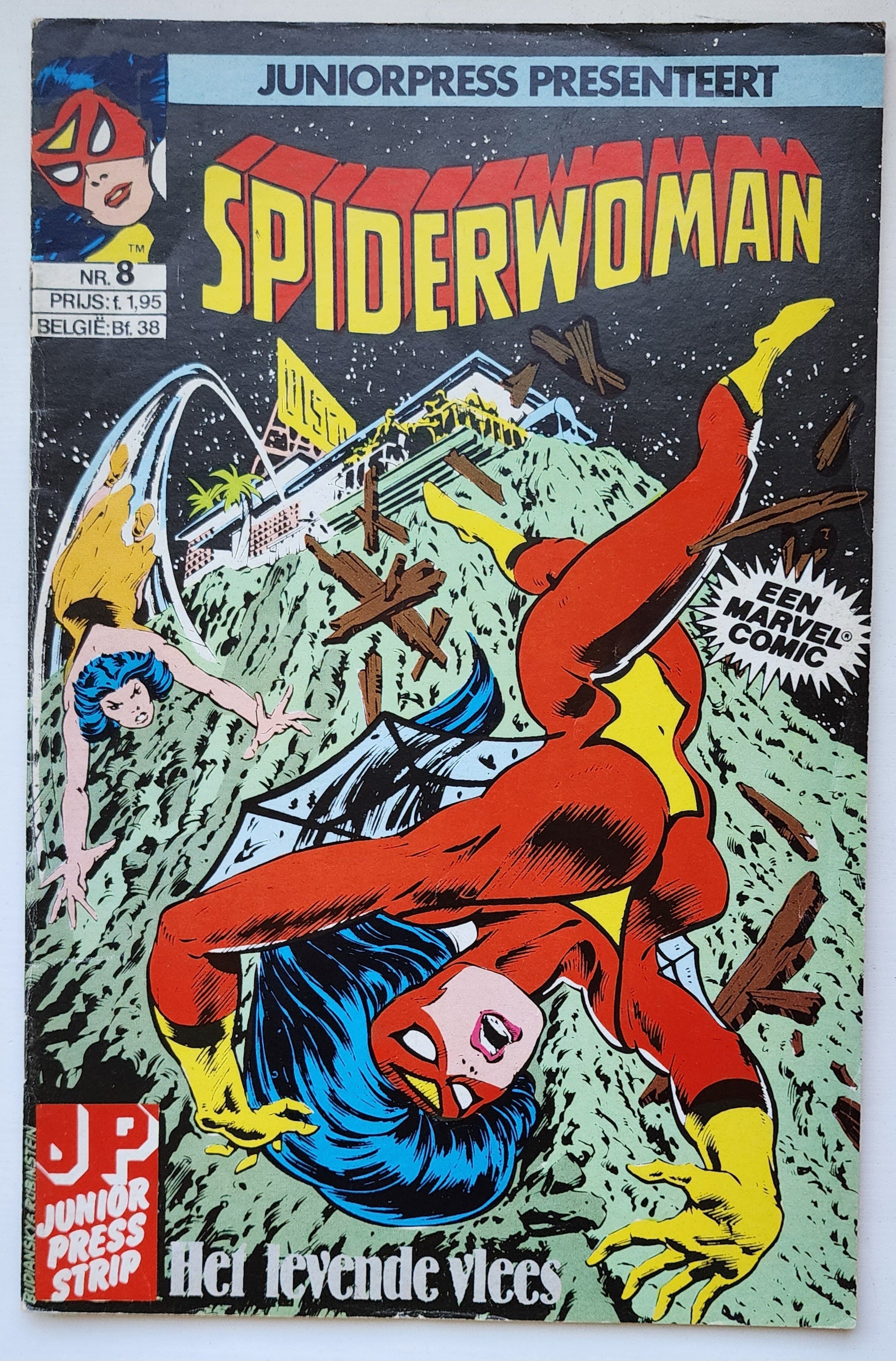SPIDERWOMAN #8 1982 DUTCH LANGUAGE EDITION Spider-Woman JUNIORPRESS