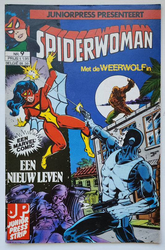 SPIDERWOMAN #9 1982 DUTCH LANGUAGE EDITION Spider-Woman JUNIORPRESS