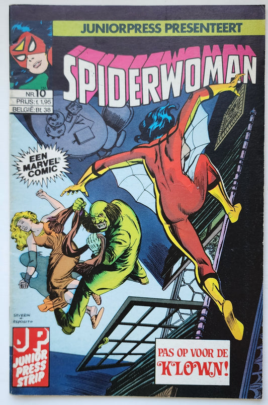 SPIDERWOMAN #10 1982 DUTCH LANGUAGE EDITION Spider-Woman JUNIORPRESS