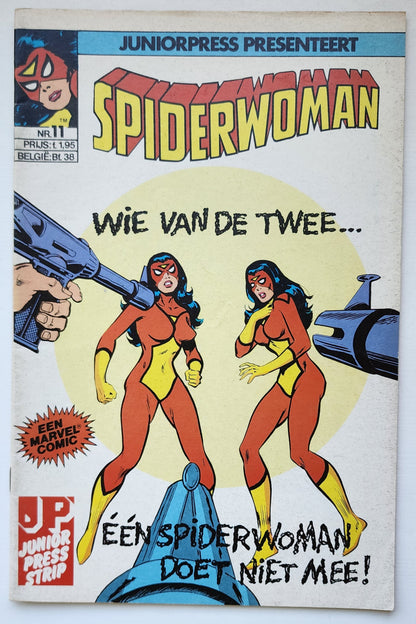 SPIDERWOMAN #11 1982 DUTCH LANGUAGE EDITION Spider-Woman JUNIORPRESS