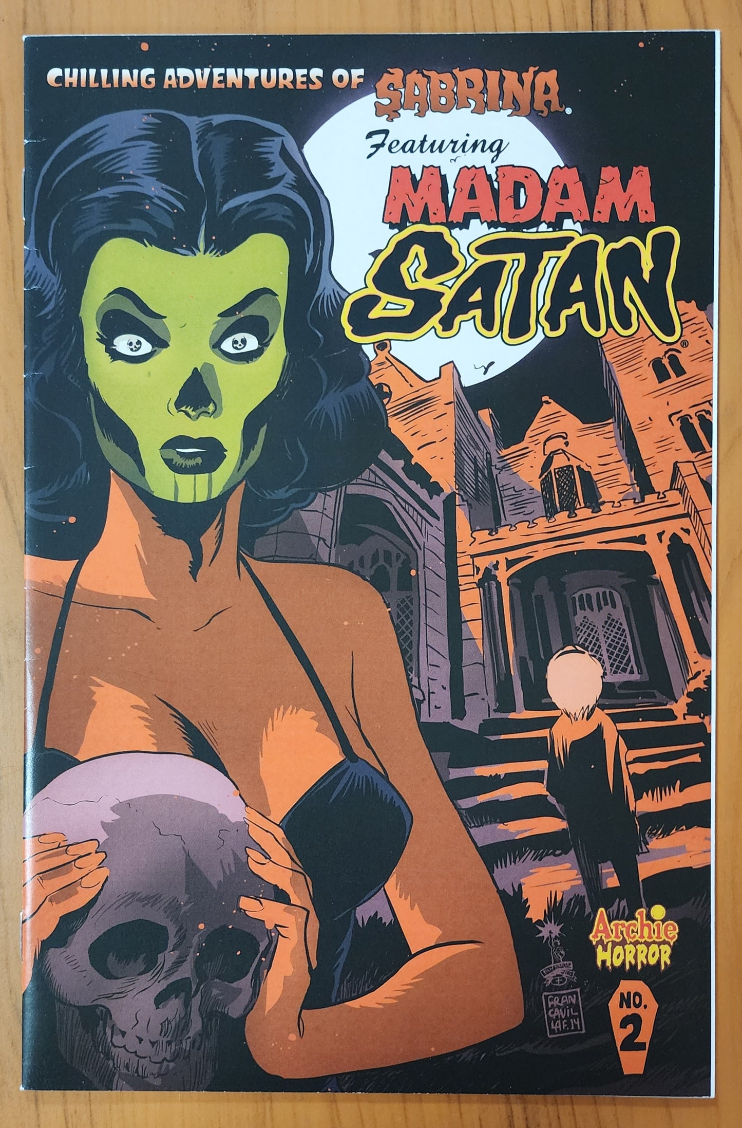 CHILLING ADVENTURES OF SABRINA #2 (ORIGIN MADAM SATAN) FRANCAVILLA VARIANT 2015 Chilling Adventures ARCHIE COMIC PUBLICATIONS