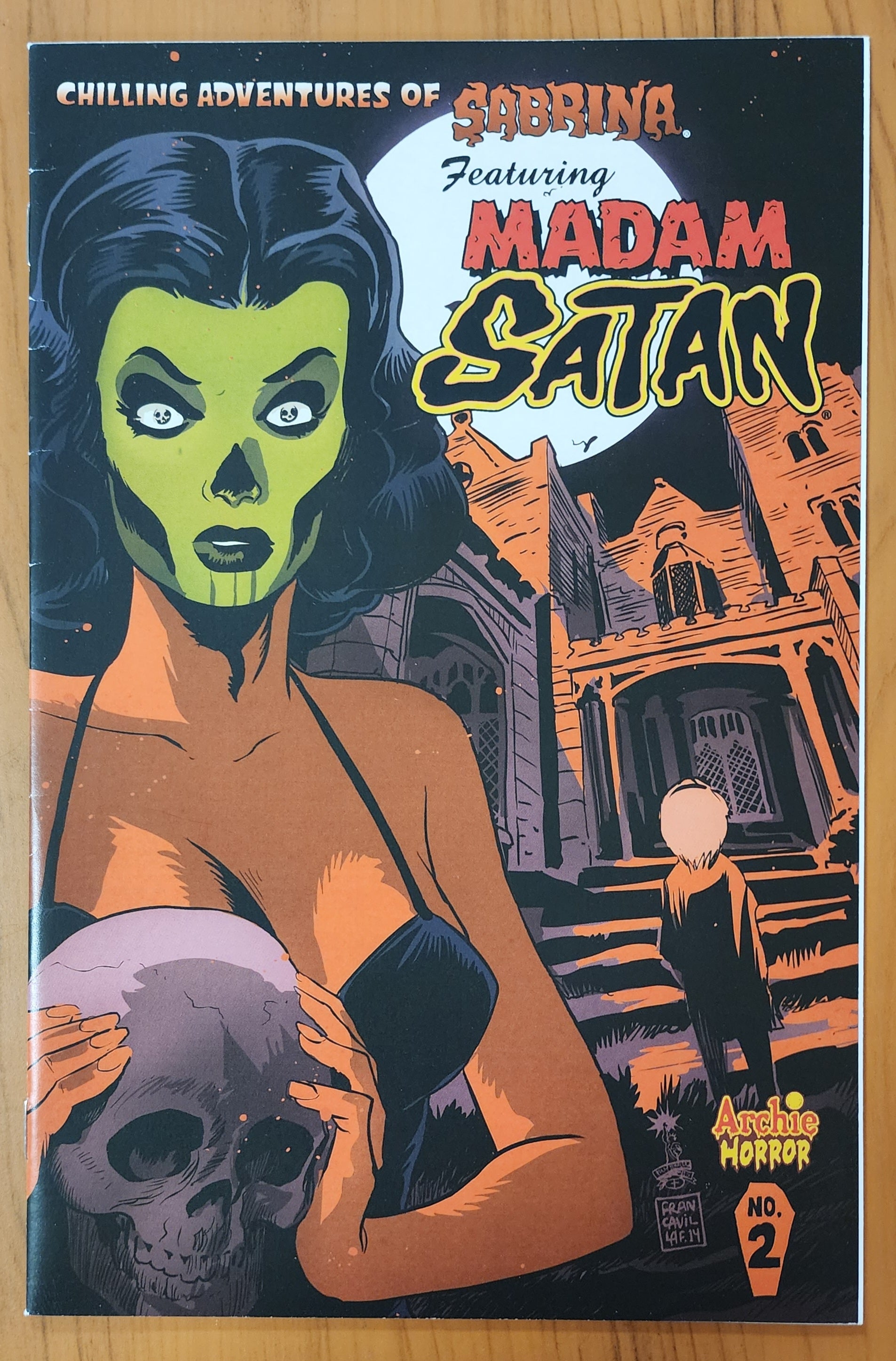 CHILLING ADVENTURES OF SABRINA #2 (ORIGIN MADAM SATAN) FRANCAVILLA VARIANT 2015 Chilling Adventures ARCHIE COMIC PUBLICATIONS