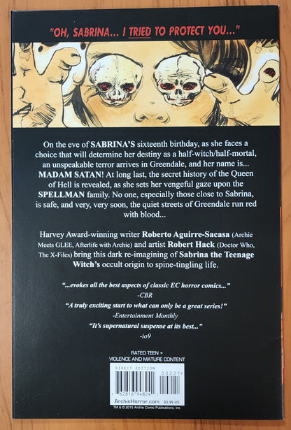 CHILLING ADVENTURES OF SABRINA #2 (ORIGIN MADAM SATAN) FRANCAVILLA VARIANT 2015 Chilling Adventures ARCHIE COMIC PUBLICATIONS