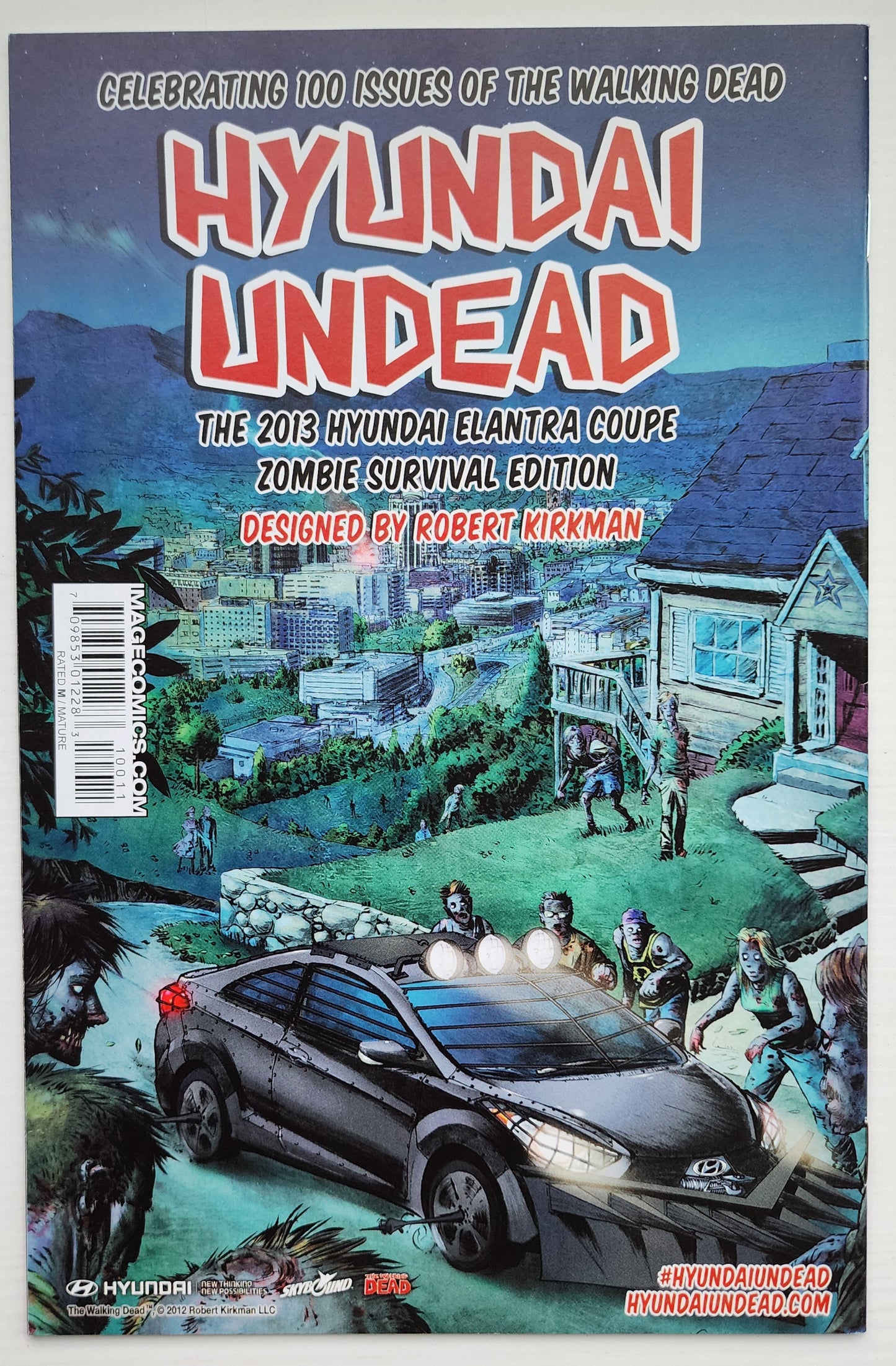 WALKING DEAD #100 PX EXCLUSIVE VARIANT SIGNED BY ROBERT KIRKMAN & CHARLIE ADLARD Walking Dead IMAGE COMICS