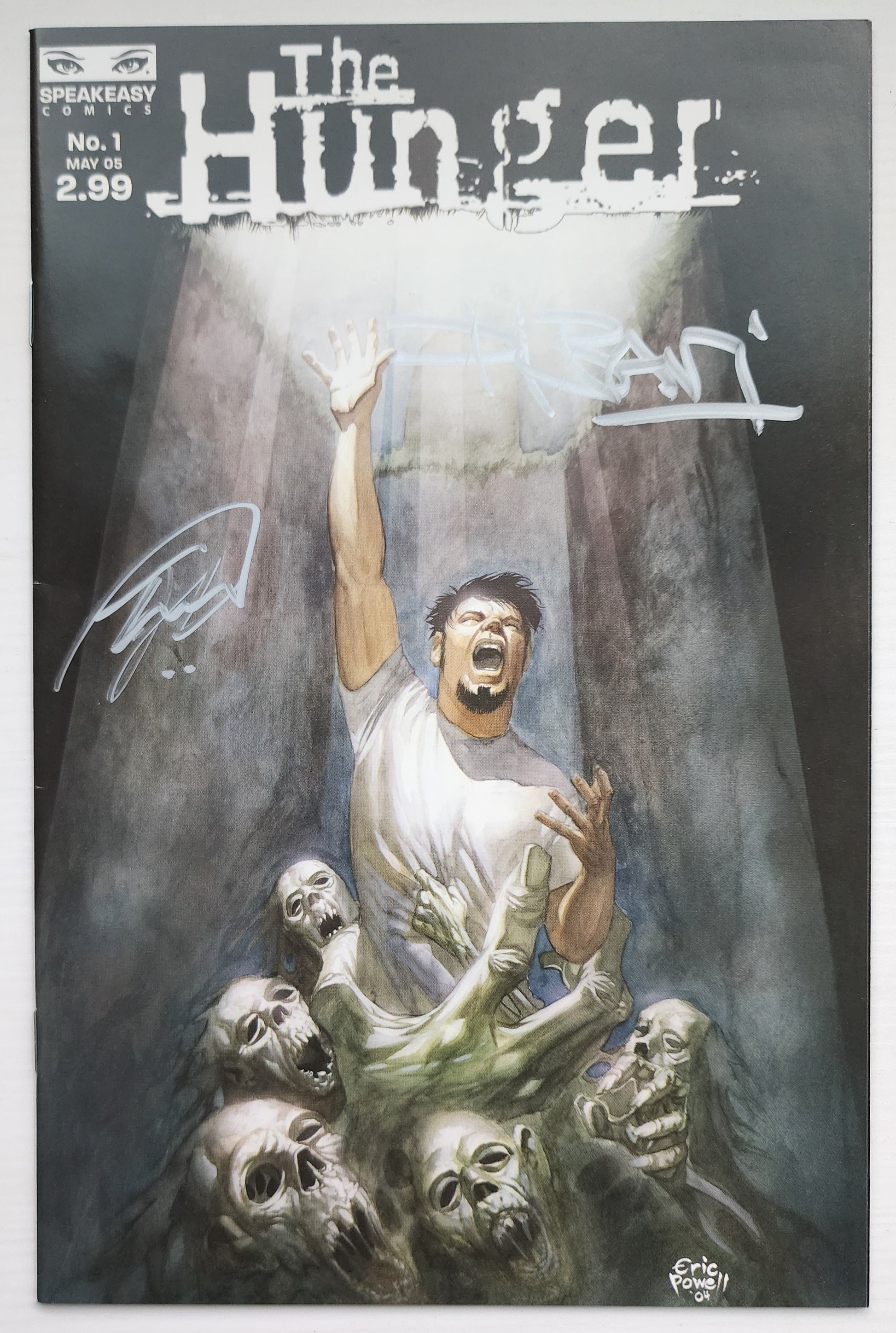HUNGER #1 SIGNED BY JOSE TORRES & CHRIS DIBARI 2005 Speakeasy Comics
