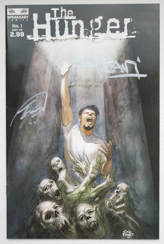 HUNGER #1 SIGNED BY JOSE TORRES & CHRIS DIBARI 2005 Speakeasy Comics