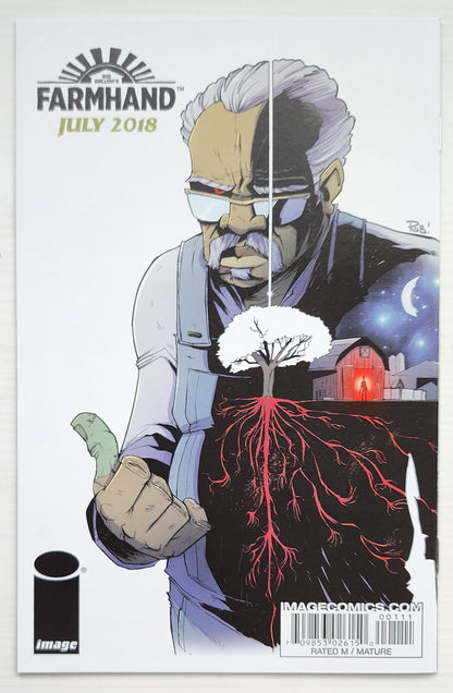 FARMHAND #1 C2E2 ASHCAN SIGNED ROBY GUILLORY 2018 Farmhand IMAGE COMICS