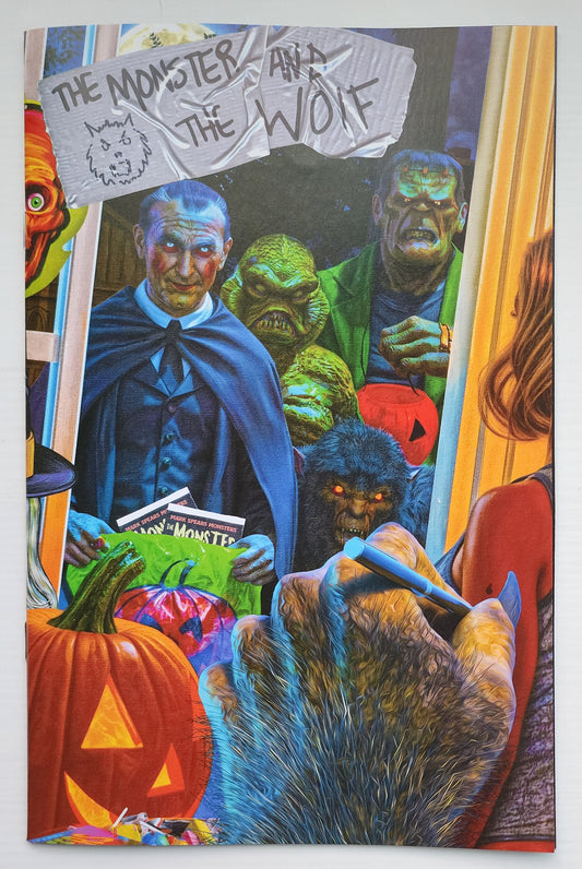 MARK SPEARS MONSTER & WOLF #1 BLIND BAG TRICK VARIANT A72 Universal Monsters KEENSPOT ENTERTAINMENT