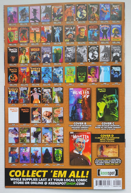 MARK SPEARS MONSTER & WOLF #1 BLIND BAG TRICK VARIANT A72 Universal Monsters KEENSPOT ENTERTAINMENT
