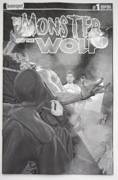MARK SPEARS MONSTER & WOLF #1 BLIND BAG B&W VARIANT A62 Universal Monsters DC Comics