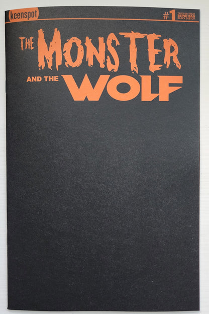 MARK SPEARS MONSTER & WOLF #1 BLIND BAG BLACK BLANK VARIANT A77 Universal Monsters KEENSPOT ENTERTAINMENT