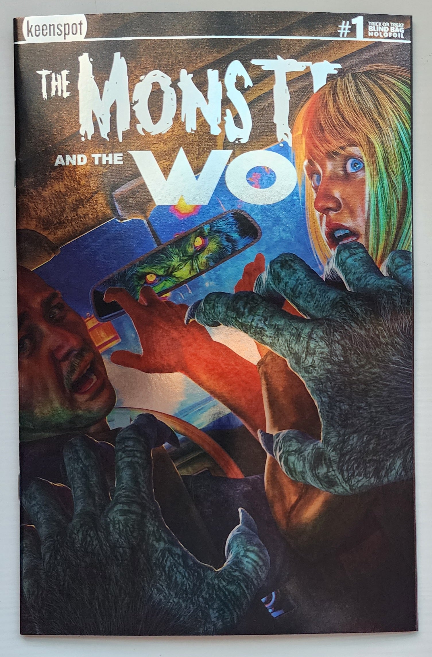 MARK SPEARS MONSTER & WOLF #1 BLIND BAG FOIL VARIANT A55 Universal Monsters KEENSPOT ENTERTAINMENT