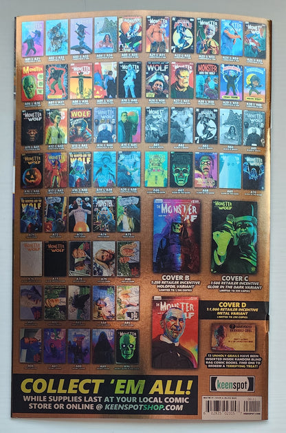 MARK SPEARS MONSTER & WOLF #1 BLIND BAG FOIL VARIANT A34 Universal Monsters KEENSPOT ENTERTAINMENT