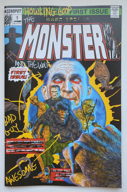 MARK SPEARS MONSTER & WOLF #1 BLIND BAG TRICK VARIANT A74 Universal Monsters DC Comics