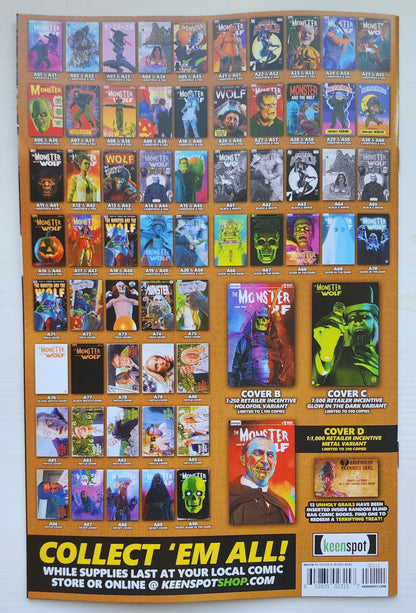 MARK SPEARS MONSTER & WOLF #1 BLIND BAG VARIANT A29 Universal Monsters DC Comics