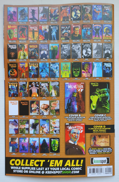 MARK SPEARS MONSTER & WOLF #1 BLIND BAG VARIANT A09 Universal Monsters DC Comics