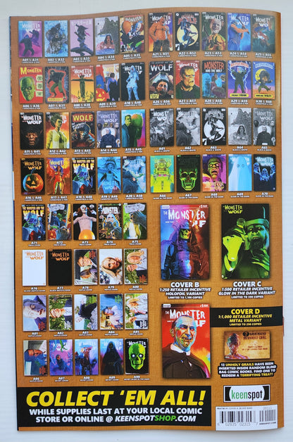 MARK SPEARS MONSTER & WOLF #1 BLIND BAG VARIANT A06 Universal Monsters DC Comics