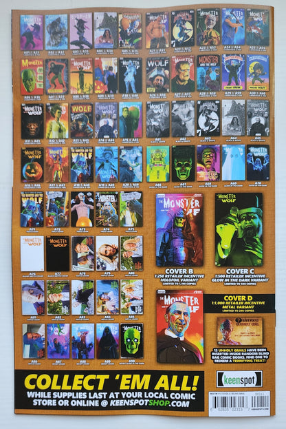 MARK SPEARS MONSTER & WOLF #1 BLIND BAG VARIANT A05 Universal Monsters DC Comics