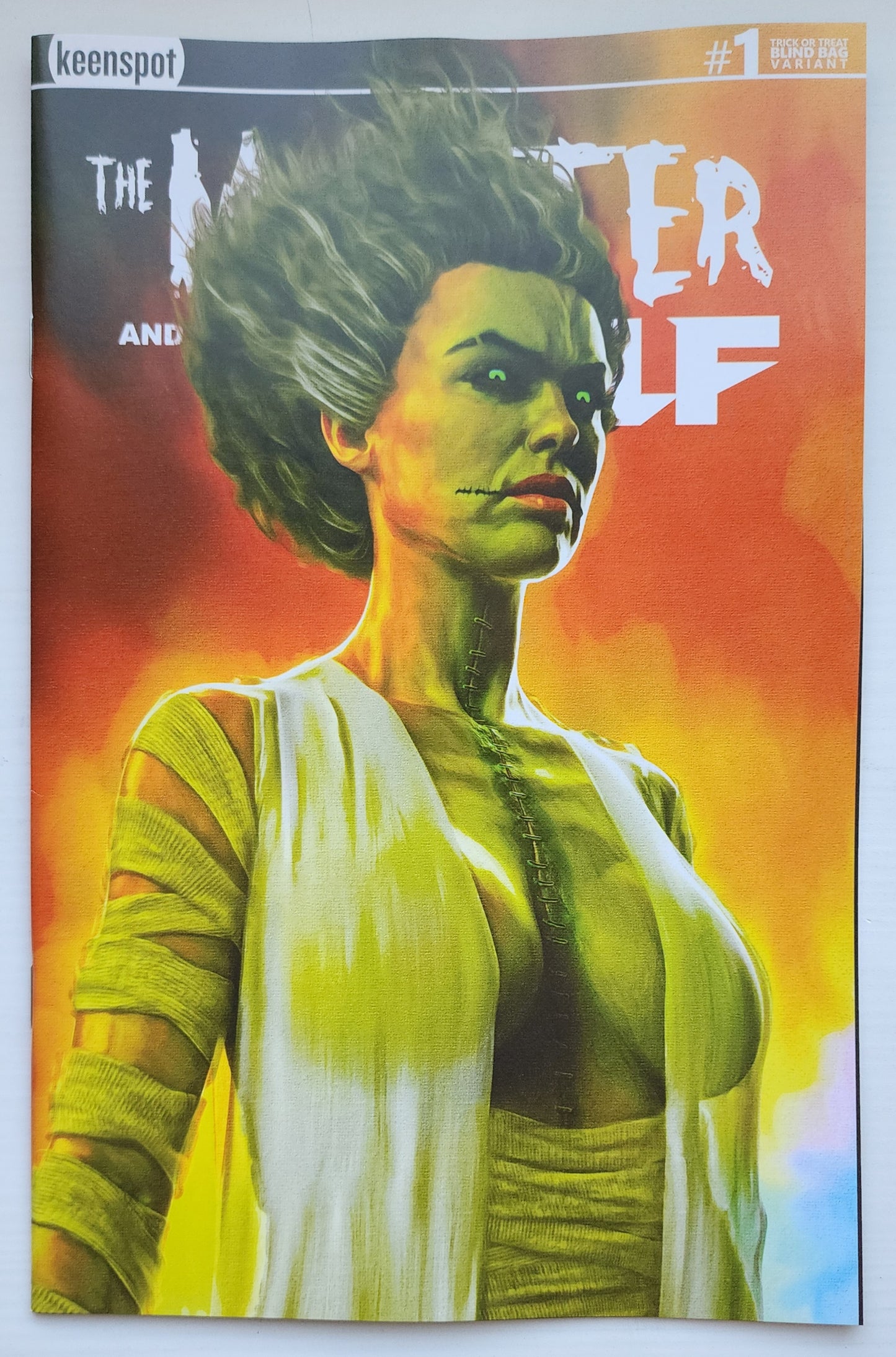 MARK SPEARS MONSTER & WOLF #1 BLIND BAG VARIANT A12 Universal Monsters DC Comics