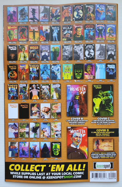 MARK SPEARS MONSTER & WOLF #1 BLIND BAG VARIANT A26 Universal Monsters DC Comics