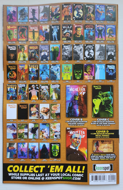 MARK SPEARS MONSTER & WOLF #1 BLIND BAG VARIANT A03 Universal Monsters DC Comics