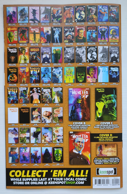 MARK SPEARS MONSTER & WOLF #1 BLIND BAG VARIANT A28 Universal Monsters KEENSPOT ENTERTAINMENT