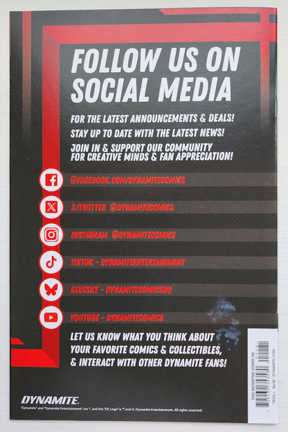 VAMPIRELLA #2 1:10 PARRILLO ULTRAVIOLET VIRGIN VARIANT Vampirella DYNAMITE ENTERTAINMENT