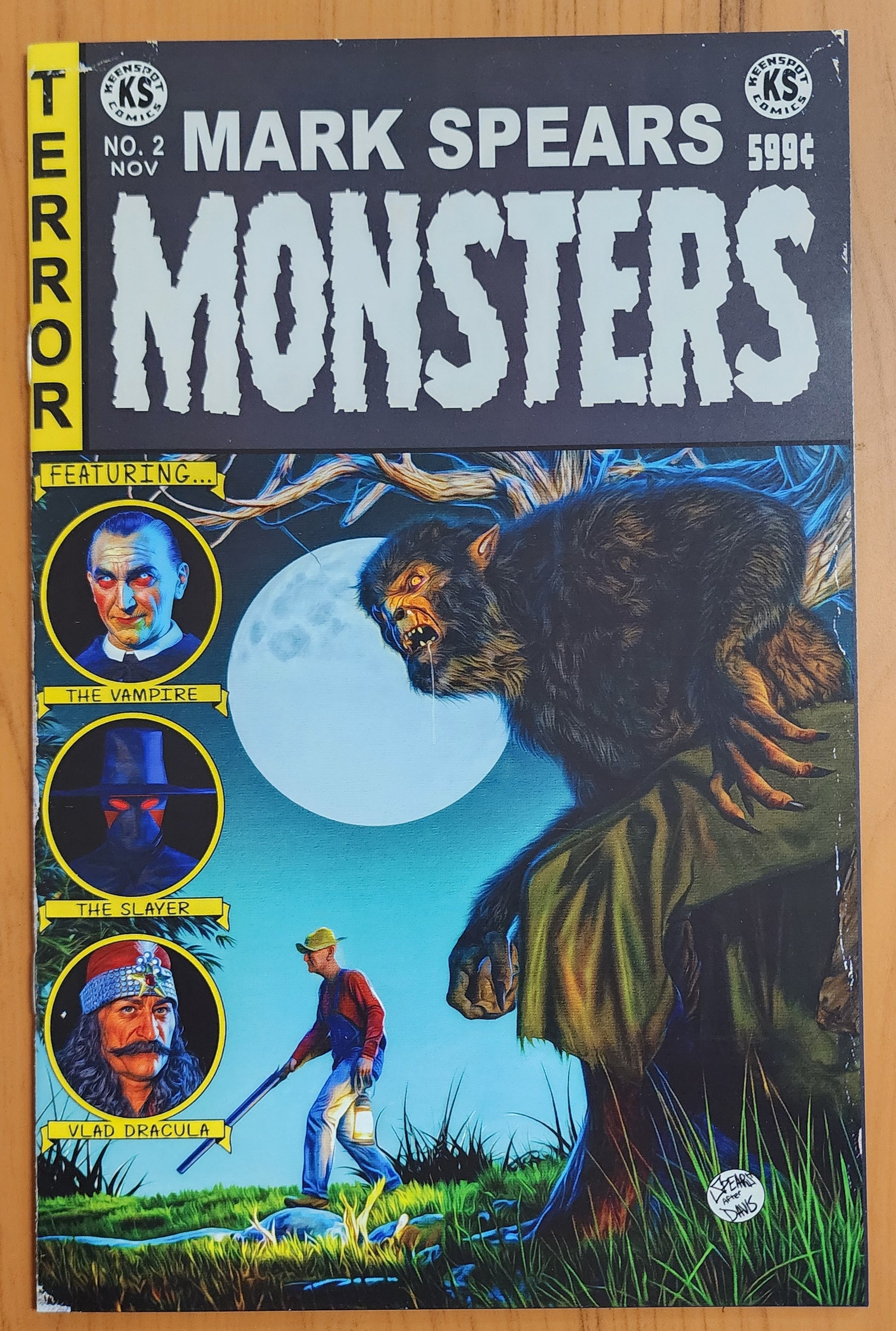 MARK SPEARS MONSTERS #2 CVR D EC COMICS HOMAGE 2024 [J01] Universal Monsters KEENSPOT ENTERTAINMENT