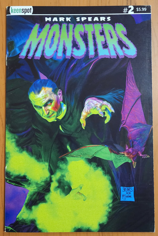 MARK SPEARS MONSTERS #2 CVR B SPAWN #1 HOMAGE 2024 [J01] Universal Monsters KEENSPOT ENTERTAINMENT