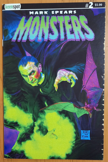 MARK SPEARS MONSTERS #2 CVR B SPAWN #1 HOMAGE 2024 [J02] Universal Monsters KEENSPOT ENTERTAINMENT