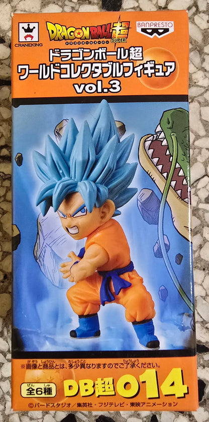 DRAGON BALL SUPER WORLD COLLECTIBLE SERIES WCF V3 SUPER SAIYAN GOD GOKU SON GOKOU Dragonball Banpresto