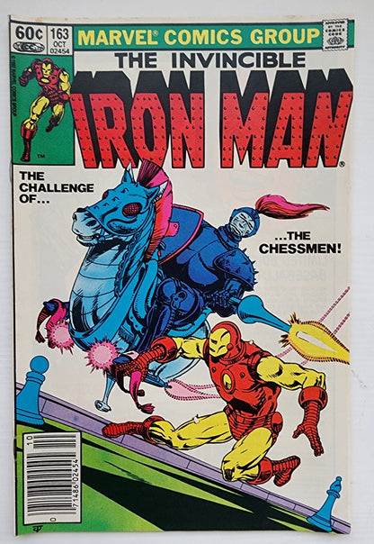 IRON MAN #163 NEWSSTAND 1982 Iron Man MARVEL COMICS