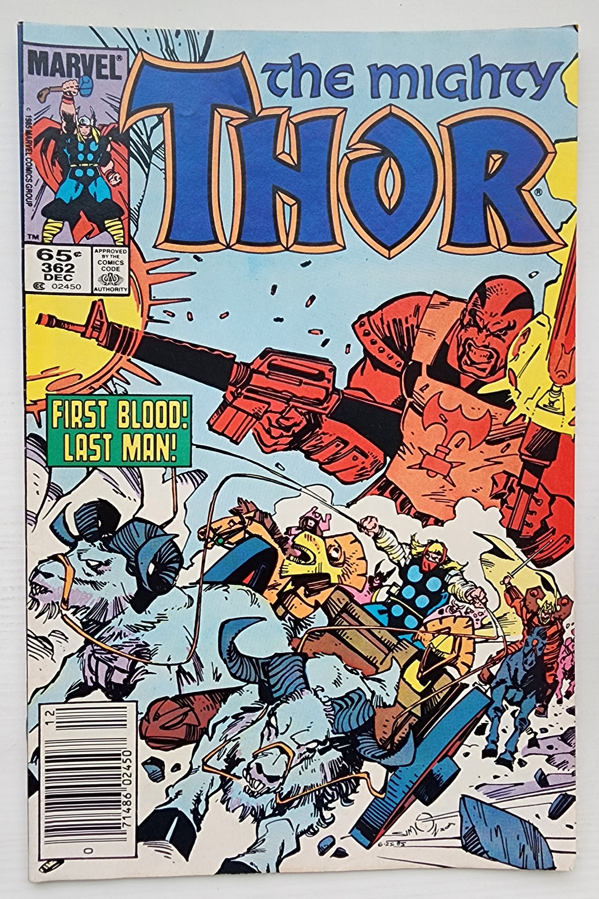 THOR #362 NEWSSTAND 1985 Thor MARVEL COMICS