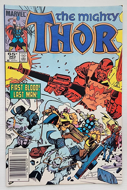 THOR #362 NEWSSTAND 1985 Thor MARVEL COMICS