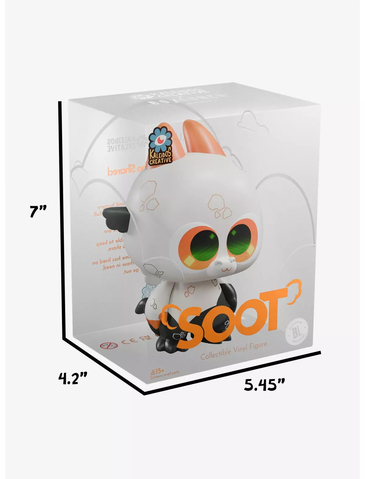 KALEIDOS CREATIVE SOOT THE DRAGON LIMITED EDITION BOXLUNCH EXCLUSIVE VINYL FIGURE KALEIDOS CREATIVE