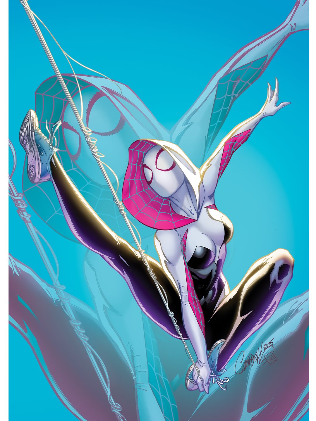 ALL-NEW SPIDER-GWEN GHOST-SPIDER #1 J SCOTT CAMPBELL 1:100 VIRGIN VARIANT 2025 Marvel